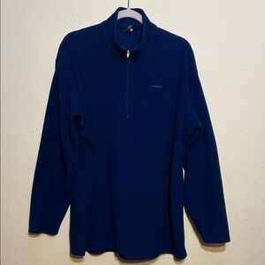 Patagonia  Men's Blue Fleeced Capilene Pull Over Size XXL